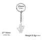LIKGREAT Biblical Hebrew Calligraphy Necklace Earring Keyring Stainless Steel Jerusalem Verse Pendant Jewish Prayer Jewelry