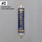 Jewish Mezuzah Case Cover Home Blessing Door Ornaments Delicate Enamel Flowers Embellished Crafts Jewish Traditional Holy Gifts