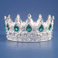 Crown topper Headpiece Suitable  Wedding Decorations Holiday Costume Headpiece Rhinestone Prom Crown Headb
