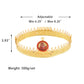 Gold Plated Orthodox Wedding Crown with Virgin Mary Icon for Church Liturgy Marriage Ceremony Christian Religious Gift