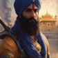 Khalsa Sikh Bold Warrior Retro Religion Poster Print Wall Art Pictures Canvas Painting Living Room Bedroom Home Decor Gift