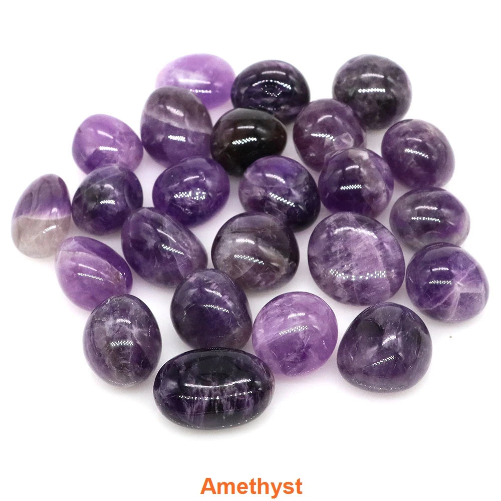 Natural Tumbled Stones Healing Crystals Quartz Gems Bulk Ore Gravel Specimen Energy Mineral Tank Aquarium Garden Home Decoration