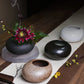 Ceramic Vase Japanese Style Ikebana Kenzan Zen Tea Ceremony Tea Table Flower Arrangement Vase Floral Art Fixed Arranging Tool