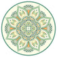 Pilates Mat Round Yoga Mat Suede Rubber Non-Slip Dia Large 140cm Exercise Circle Mat Meditation Mat Workout Mat for Home Outdoor