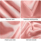 Rose Gold Satin Tablecloth,Nordic Style Elegance Wedding Dust-Proof Table Cover,For Dinning Birthday Party Tabletop Decor