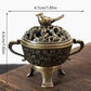 Antique Style Lamp Metal Incense Burner Scented Unscented Candle Holder Home Decor Gift Arabic Incense Burner