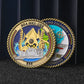 Free Design Stamping Dies 3d Zinc Alloy Challenge Coin Custom Engravable Metal Coins Double Commemorative Souvenir Coin