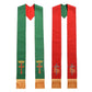 Clergy Stole Church Overlay Double Sided Cross Gold Tassels Scarf for Priest Choir