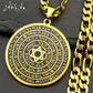 Jewish Bible Stainless Steel Hexagram Pendant Necklace Women Men Gold Color 72 Names Of The God Moses Mezuzah Enamel Jewelry