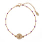 Coin Charm Stainless Steel St Benedict Medal Bracelet San Benito Bracelet Adjustable Link Chain Bohemia Bracelet