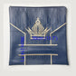 Jewish Tallit Bag With Crystal 2023 New Design For Jewish Prayer Shawl Zippered Embroidered PU Leather Bag