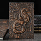 Vintage Dragon Relief Notebook A5/100 Sheets, Suitable For Planning, Scheduling, Journaling, Meeting Notes, Inspiration, Creativ