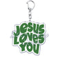 Jesus Loves You Letter Keychains Christian God Bible Quote Keyring for Accessories Bag Pendant Key Chain Jewelry Fans Lover Gift