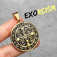 St.Benedict Exorcism Powerful Amulet Men Necklaces Stainless Steel Pendant Chain Women Jewelry Vintage Halloween Gifts Wholesale