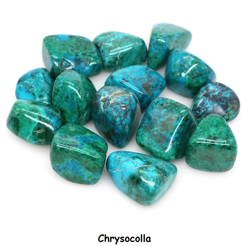 Malachite Turquoise Natural Tumbled Stone Healing Crystal Reiki Bulk Gem Quartz Mineral Specimen Tank Aquarium Garden Home Decor