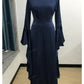 Eid Muslim Women Dress Abaya Flare Sleeve Vestidos Largos Party Caftan Jalabiya Ramadan Long Dresses Dubai Kaftan Arab Robe 2025