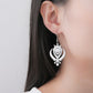 LIKGREAT Lion King Crown Dangle Earrings Sikh Khanda Punjabi Symbol Stainless Steel Jewelry Vintage Gift For Women
