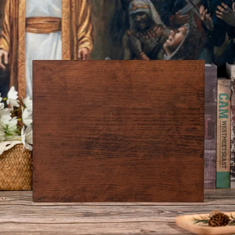 Wooden Religious Mural Nativity Scener Birth of Jesus Home Wall Decor Gift