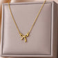 Pentagram Necklaces Pendants Stainless Steel  Chain Star Of David Choker Necklace For Women Jewish Jewelry Collares