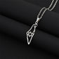 Israel Hexagram Map Pendant Necklace Country Geometry Stainless Steel Chain Necklaces for Women Jewelry Gift Souvenir Wholesale