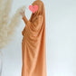 Ramadan Muslim Dress Girls Kids Prayer Garment Hijab Dress Child Hooded Abaya Full Cover Niqab Islam Dubai Eid Robe 2026 Jilbab