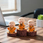 Mini Buddhas Statue Little Buddhists Monks Buddhism Figurine Zen Ornament Home Aquarium Tank Garden Yard Decoration