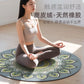 Round Large Non-slip Yoga Mat Deerskin Velvet Rubber Meditation Mat Professional Non-slip Yoga Mat