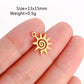 5Pcs Stainless Steel Moon&Sun&Star Charm Jewelry Making Accessories Supplies DIY Necklace Bracelet Celestial Pendants Findings