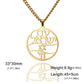 EUEAVAN Star of David and Chai Symbol Necklaces Stainless Steel Hexagram Judaica Hebrew Blessing Necklace Jewish Amulet Jewelry