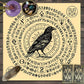 1pc Tarot card tablecloth, mysterious rune astrology altar cloth, witchcraft cabin decoration tablecloth, card game tablecloth