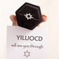 Jewish Star of David Ring for Women 925 Sterling Silver Cubic Zirconia Finger Ring Protection Amulet Jewelry Christmas Gifts