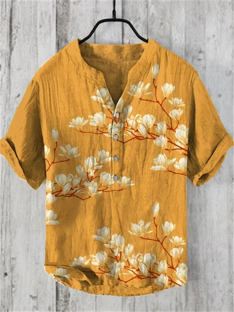 Spring and summer shirts for men and women, stylish casual Hawaiian style shirts, men's tops, comfortable fabrics, sizes XS-6XL