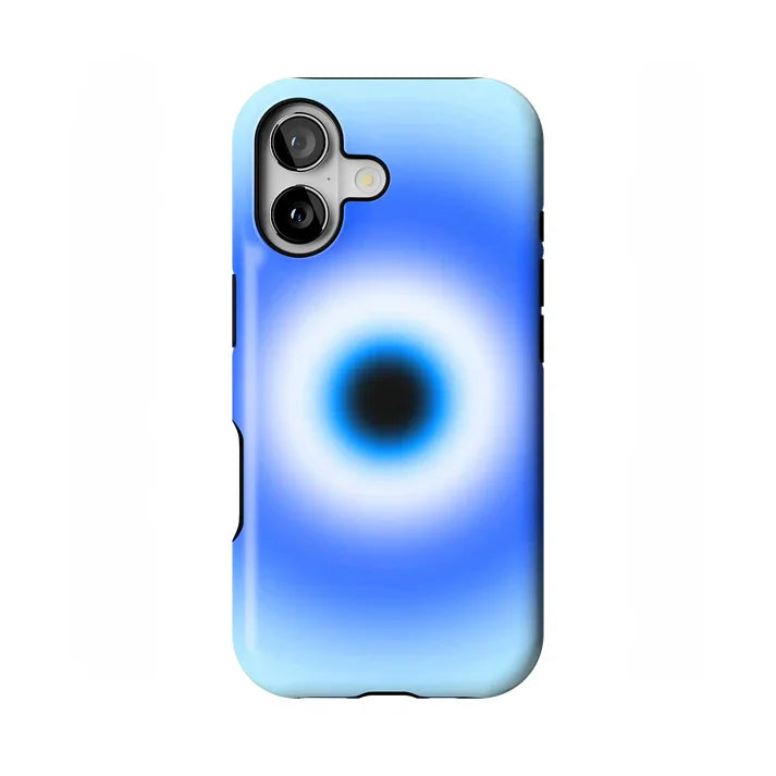 Evil Eye Aura Phone Case for IPhone 17 16e 16 15 14 13 12 11 X XS XR XSMAX 7 8 Air Pro Max Plus Luxury Double-layer Back Cover