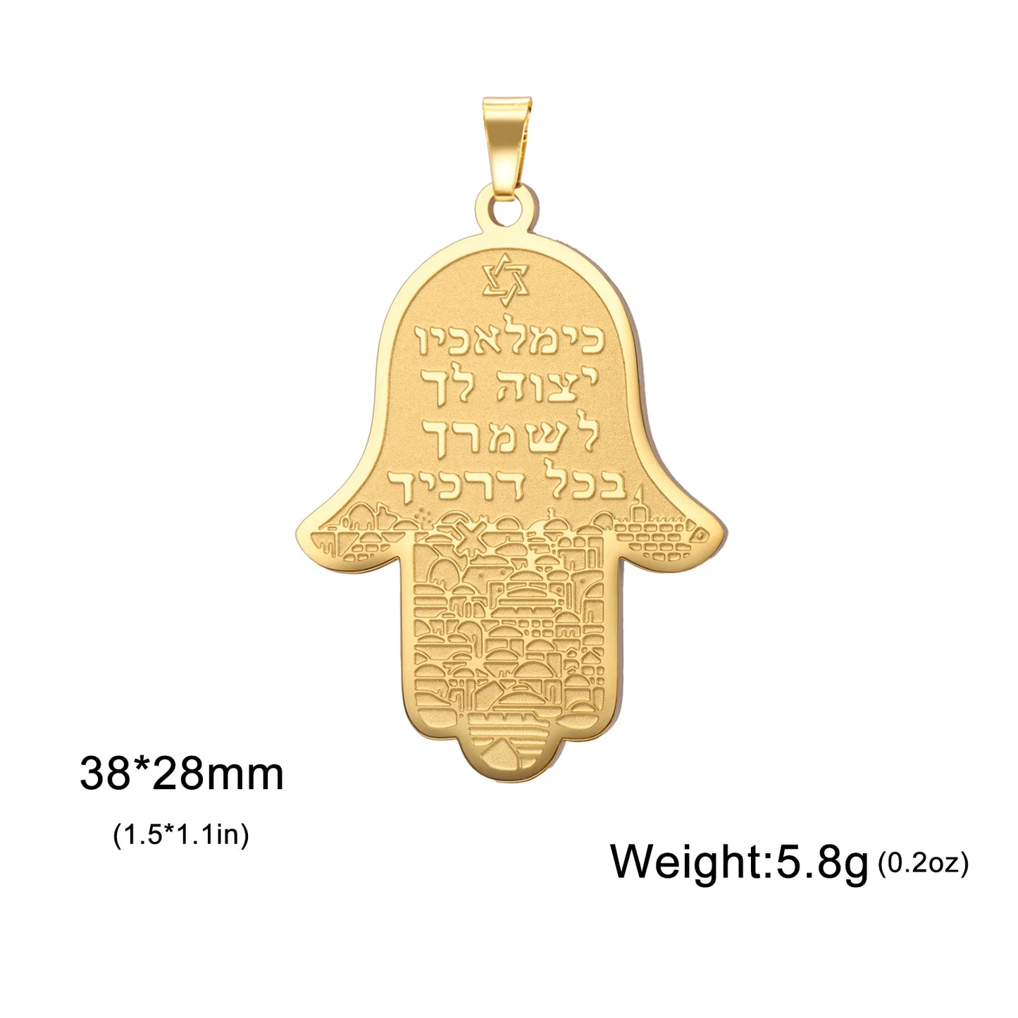 EUEAVAN 1pc Hebrew Letter Hai Chai Pendant Ahava Love Jehovah Yahweh Charm Jewish Judaic DIY Necklace Jewelry Making Accessories