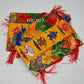1Pcs Tibetan-Style Flags,Embroidered Eight Auspicious Symbols Pattern Hanging Banner,Nepal Temple and Chapel Altar Prayer Flag