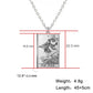 Dawapara Tarot Cards Necklace Women Stainless Steel Necklace Wealth Amulet Classic Tarot Major Arcana Divination Charm Jewelry