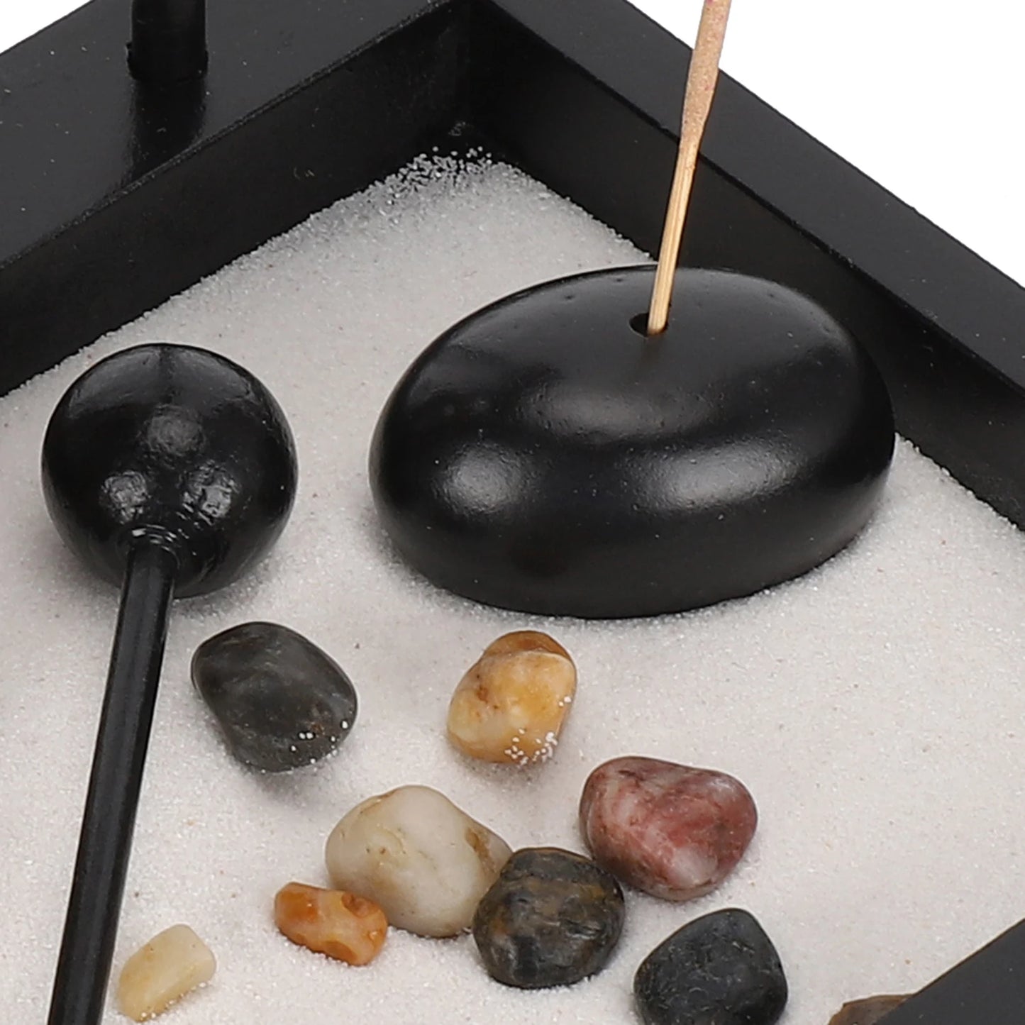 Buddha Sand Tray Zen Garden Decor Resin Craft Home Ornament for Living Room Desktop Meditation Focus Innovative Mindful Gift
