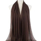 New Fashion Women Solid Chiffon Headscarf Ready To Wear Instant Hijab Scarf Muslim Shawl Islamic Hijabs Arab Wrap Head Scarves