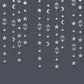 3M Gold Silver Star Moon Lantern Garland Ramadan Eid Mubarak Hanging Streamer Home Decoration Muslim Islamic Party 2025