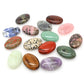 Natural Crystal Amethyst Palm Stone Reiki Healing Oval Pocket Palm Worry Stone Yoga Meditation Spiritual Healing Gem Home Decor