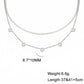 Lucktune Magen David Star Snake Chain Necklace for Women Stainless Steel Hexagram Pendant Necklace Choker Jewish Vintage Jewelry