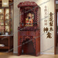 D178  Household Buddhist shrine cabinet solid wood, Guan Gong shrine cabinet God of Wealth offering cabinet