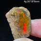 Natural Colorful Ethiopia Opal (Need In Water) Rare Gem Stone Mineral Healing Quartz Crystals Gemstone Shooting under lighting