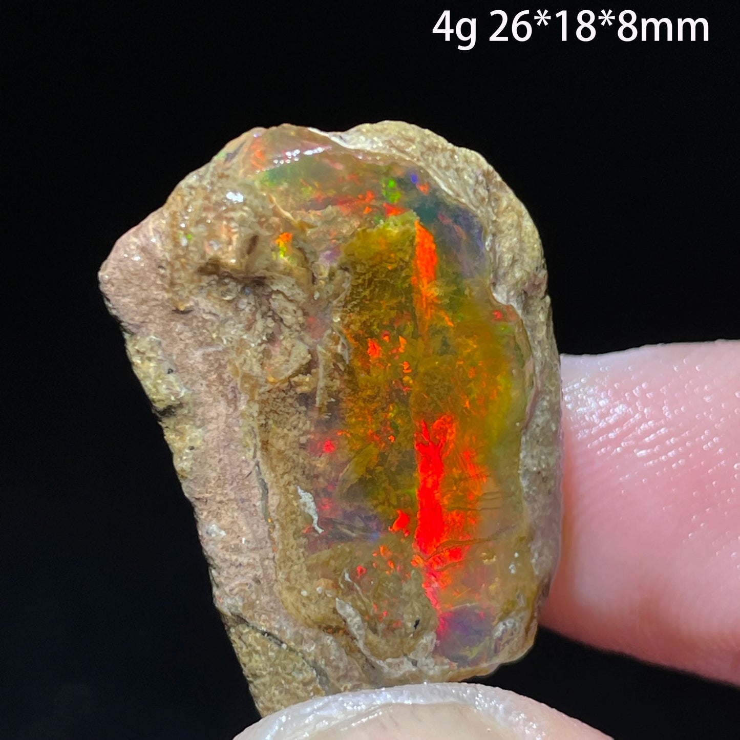 Natural Colorful Ethiopia Opal (Need In Water) Rare Gem Stone Mineral Healing Quartz Crystals Gemstone Shooting under lighting