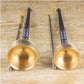 Tibetan Hand Bell with Wooden Handle Brass Singing Bowl Meditation & Prayer Bell Religious Mantra Musical Instrument Copper