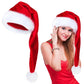 Super Long Christmas Hats Soft Comfortable Velvet Christmas Hat Kids Adult Thickened Santa Claus Caps Christmas Decorations
