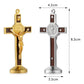 Fashion Car Ornament Metal Jesus Wood Cross Crucifix Auto Interior Dashboard Decoration Christian Jesus Ornaments Accessories