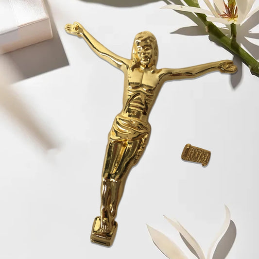 Zinc Alloy Jesus Figure Christian Wall Cross Accessories Gift 12cm Tall Home Office Furnishing Decor