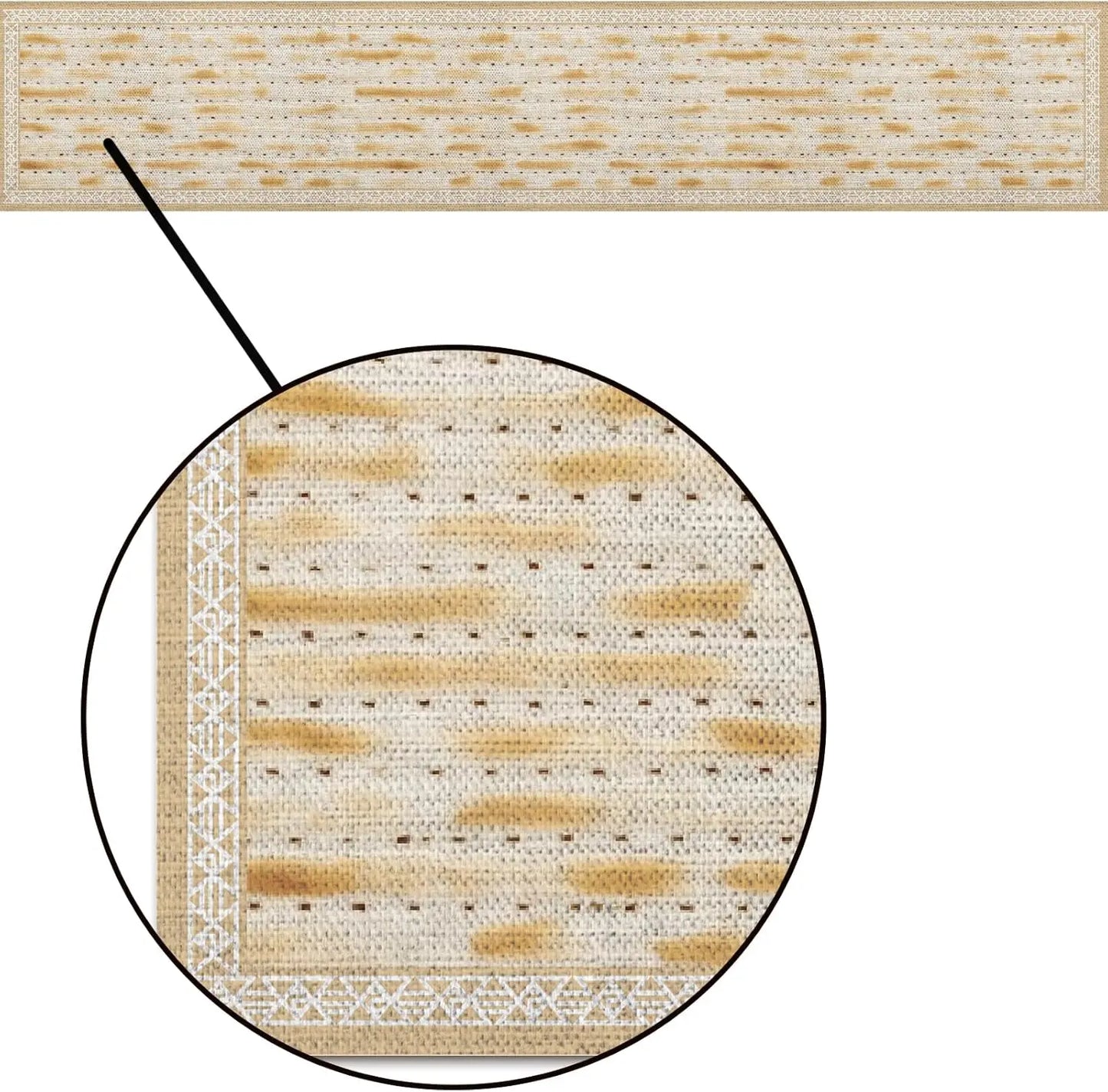 Passover Matzah Table Runner Jewish Holiday Decor Seder Plate Pesach Matzoh Star of David Table Runner Passover Decorations