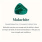 1PC Malachite Chakra Energy Orgonite Pendant Necklace, Malachite Chakra Energy Orgonite Pendant: Sri Yantra Sacred Geometry, Roc